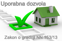 Uporabna dozvola prema novom zakonu o gradnji